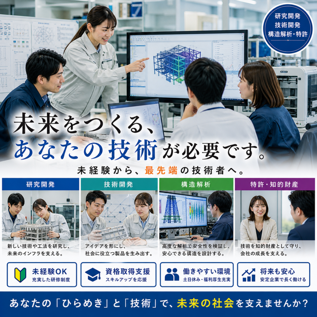 建築・土木技術職｜正社員（無期契約）