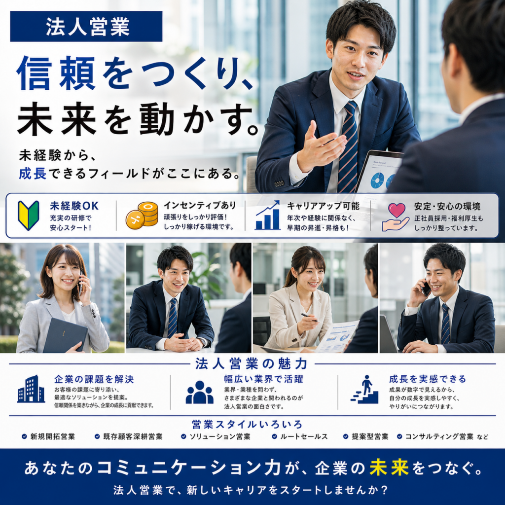 営業｜正社員（無期契約）