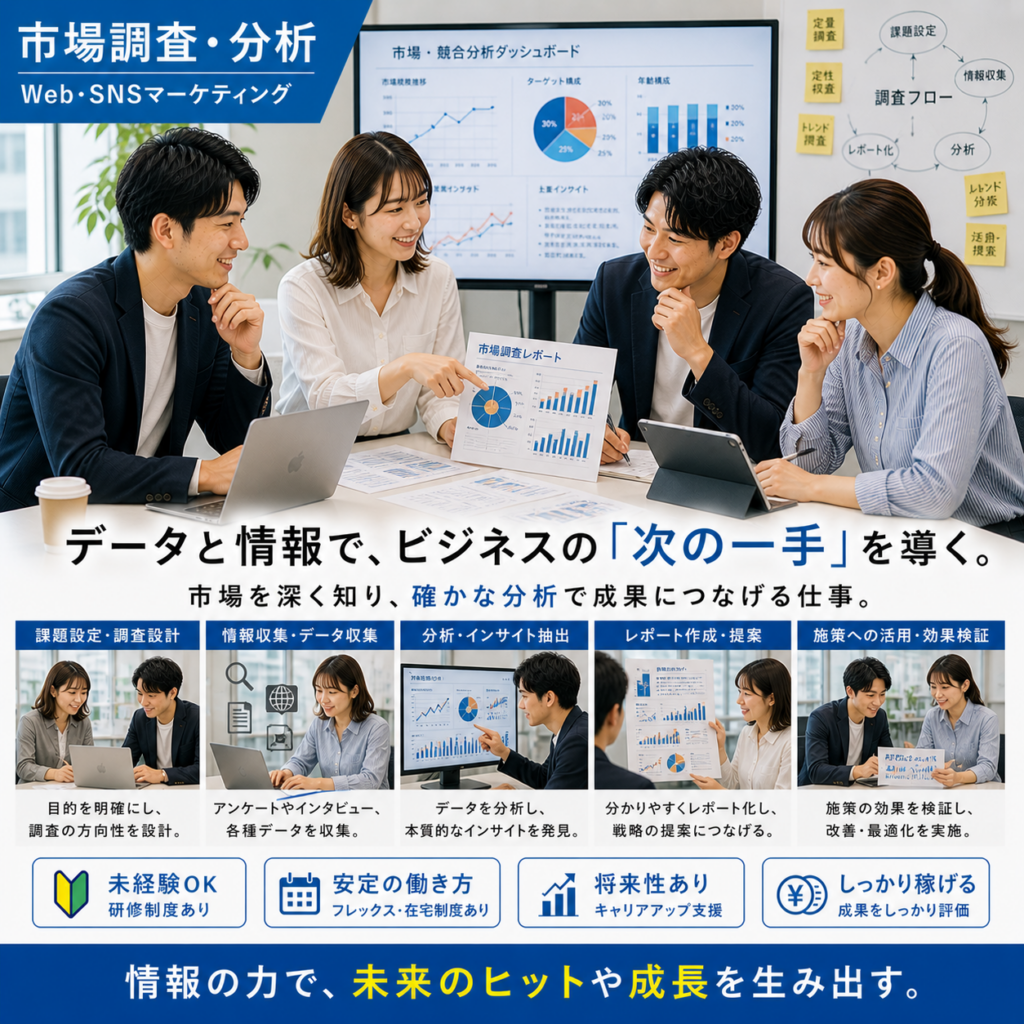 企画・マーケティング・経営・管理職｜正社員（無期契約）