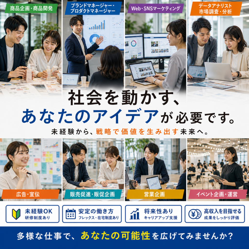 商品企画・マーケ・購買｜正社員