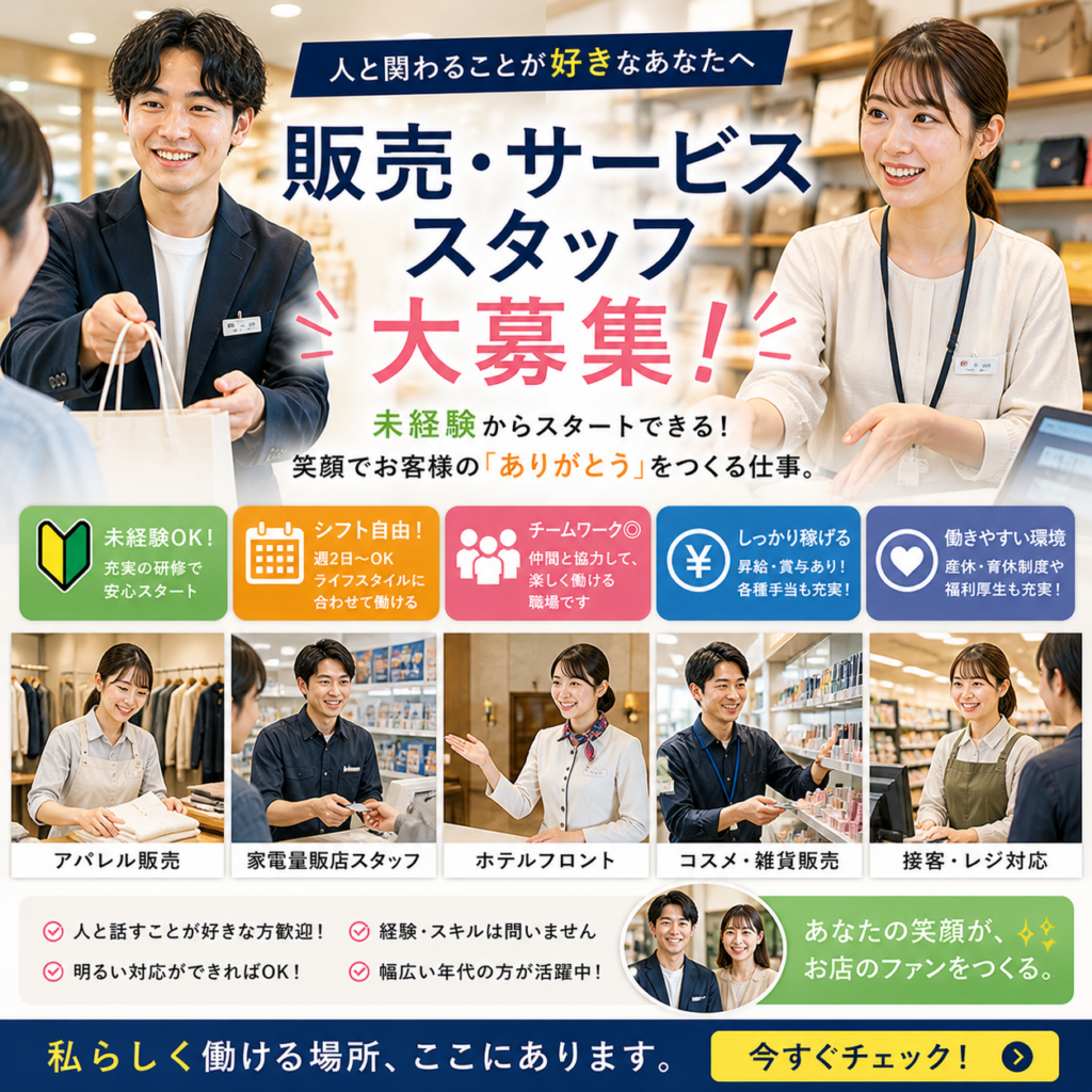 接客販売系｜契約社員