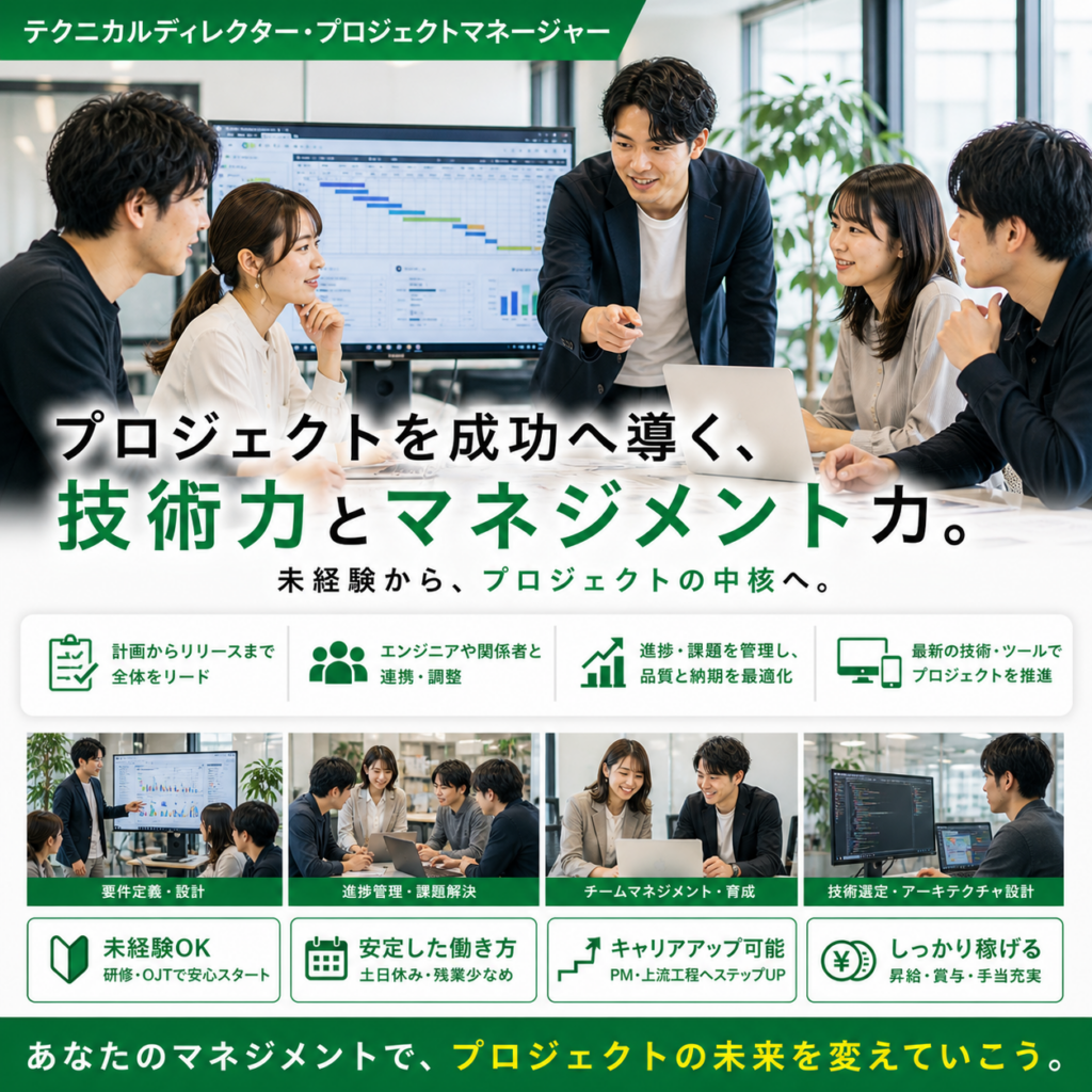 Web・インターネット・ゲーム｜正社員（無期契約）